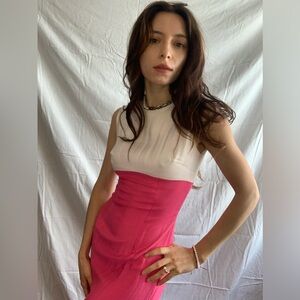 Empire Waist 90’s Working Girl Dress